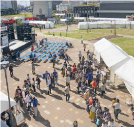 展示会での様子