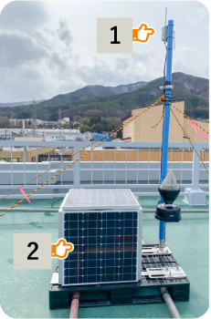 モリト設置の様子